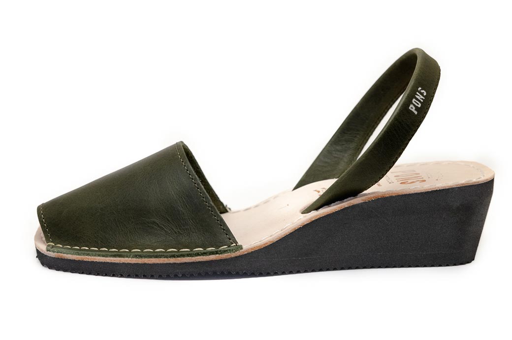 Outlet FINAL SALE - Wedge Forest Green